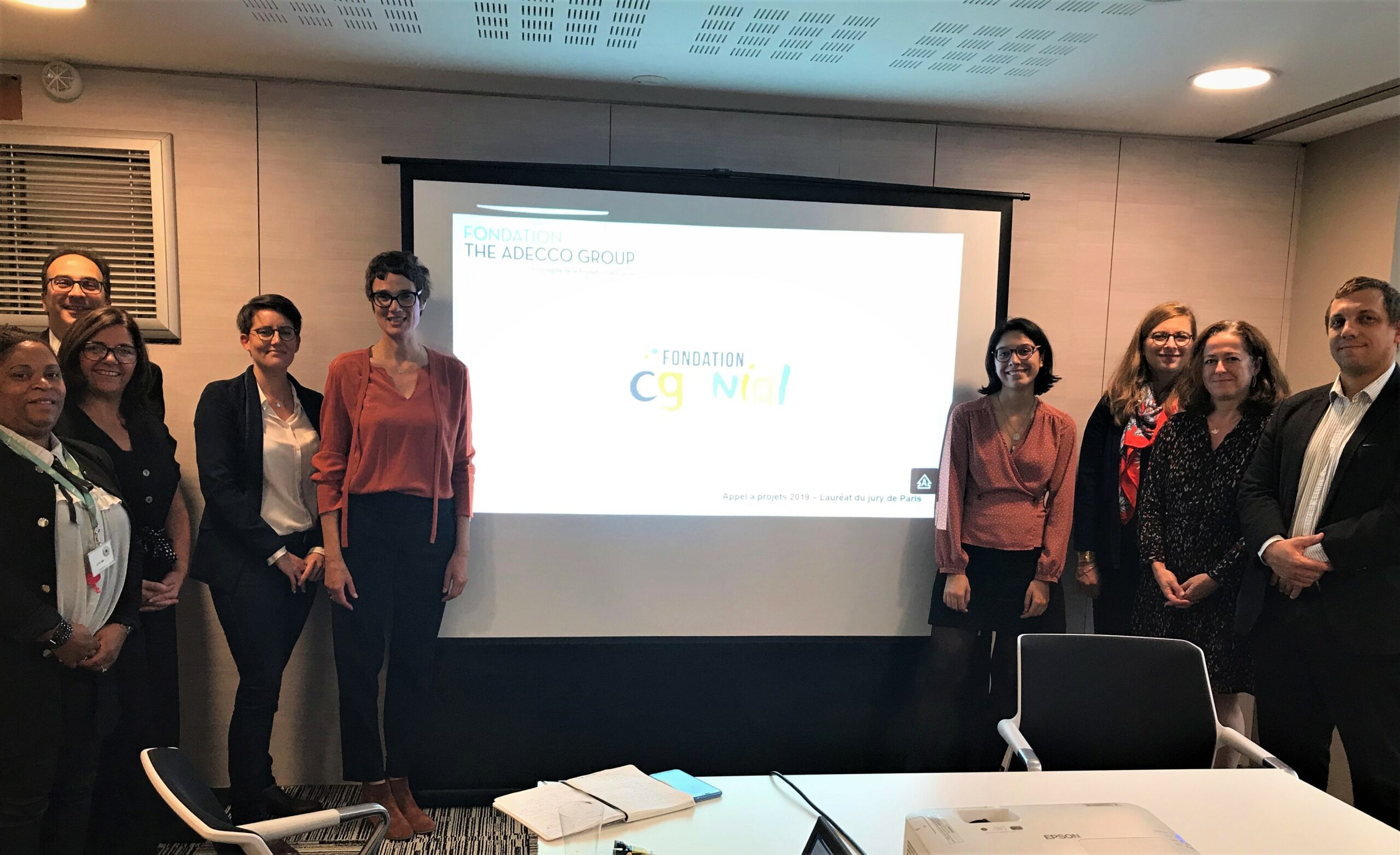 CGénial lauréat de l’appel à projet de la Fondation Adecco