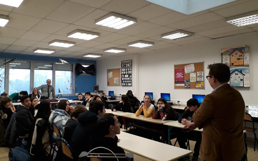 Rencontre en classe : les élèves découvrent les métiers de la construction